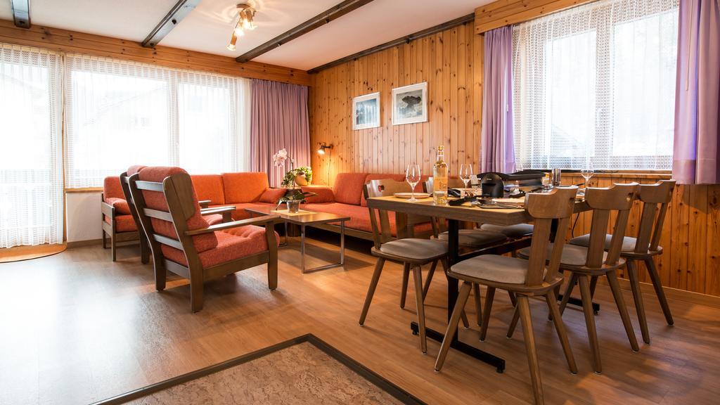 Apartamento Haus Alba Saas-Almagell Habitación foto