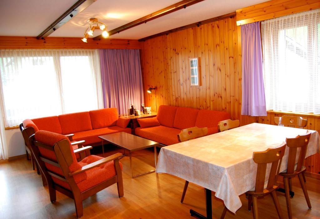 Apartamento Haus Alba Saas-Almagell Habitación foto